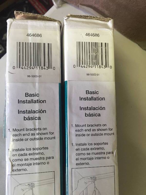 Lot of 2 White Mini Blinds 29 x 72 NEW