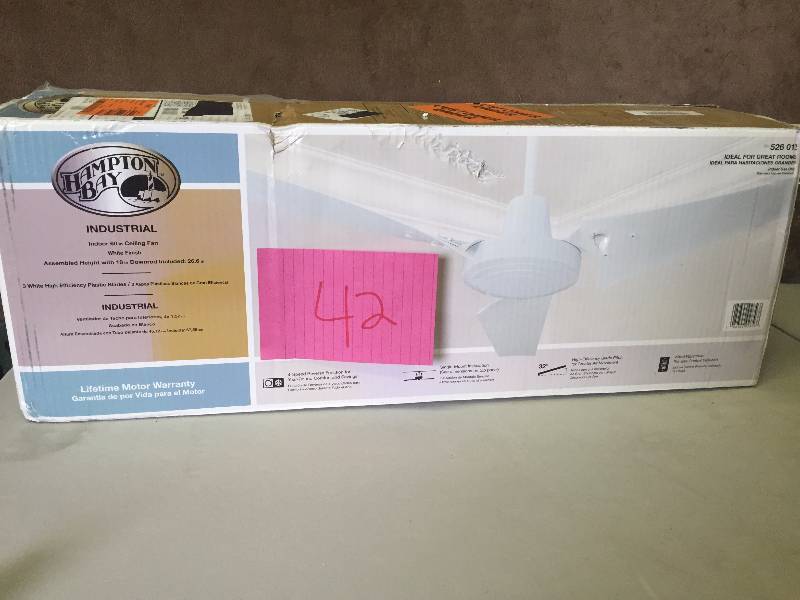 Industrial Indoor Ceiling Fan 60 in NEW