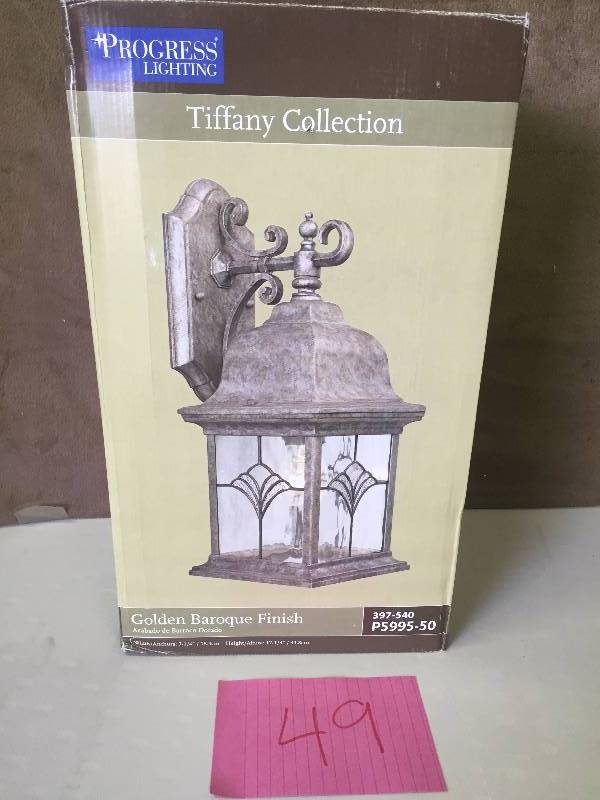 Tiffany Collection Outdoor Lantern NEW