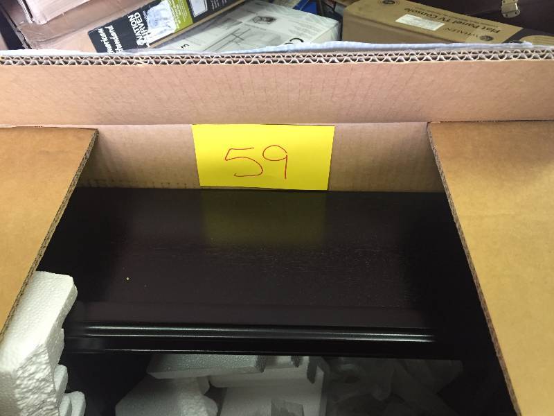 Foremost Gazette 18-12 in. W Wall Shelf in Espresso NEW