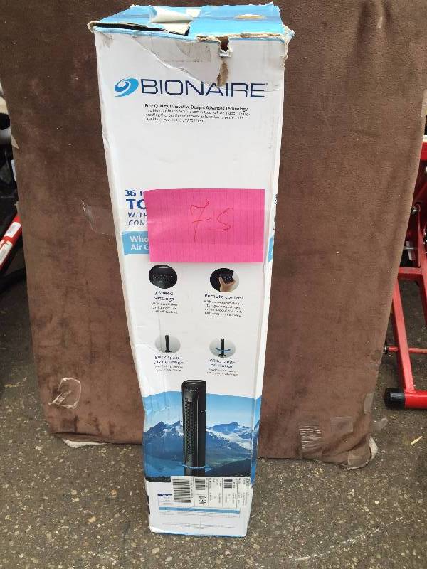 Bionaire Tower Fan used in very good condition