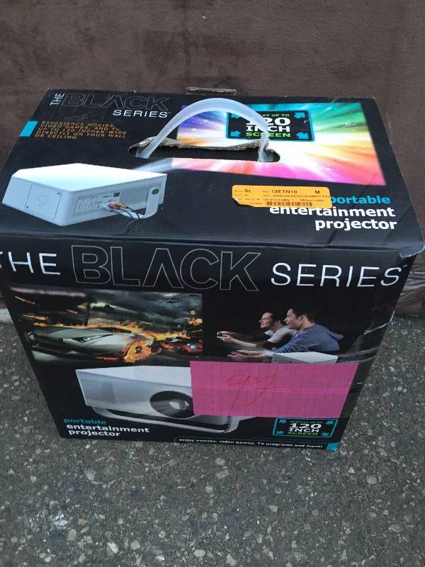 Black Series Entertainment Projector New