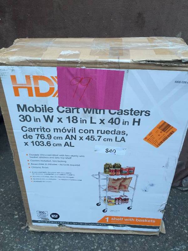 HDX Mobile Cart