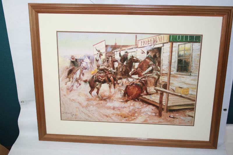Framed print - CM Russell