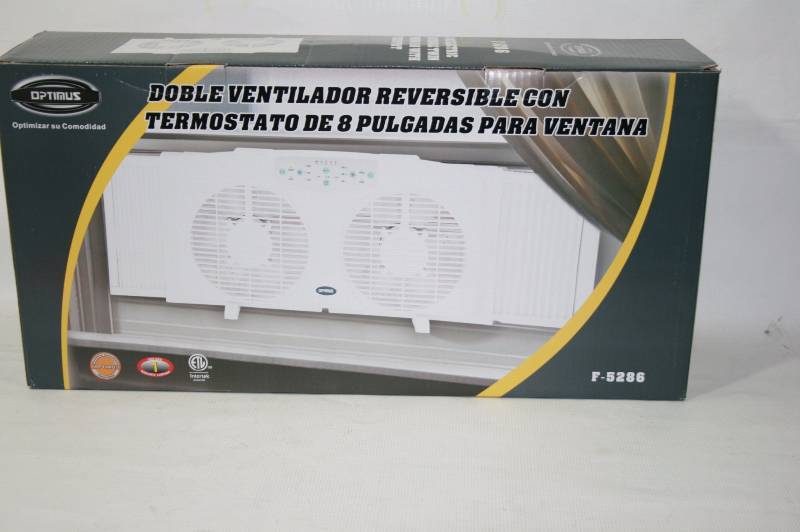 Optimus Double Vent window fan