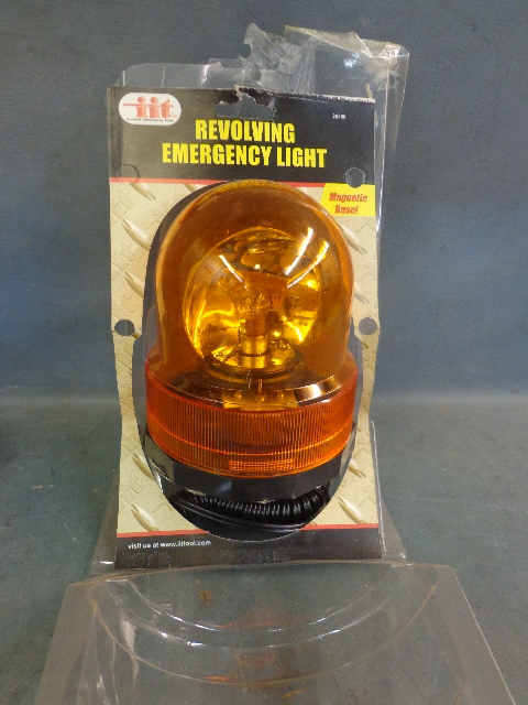 lot 25 image: Orange Revolving Emergency Light