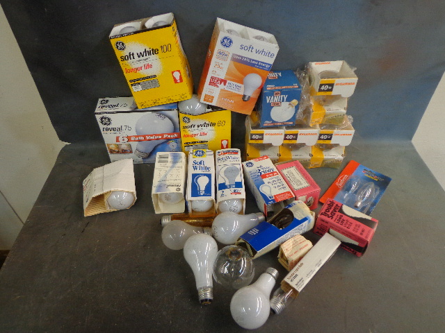lot 67 image: Verity Of Light Bulbs