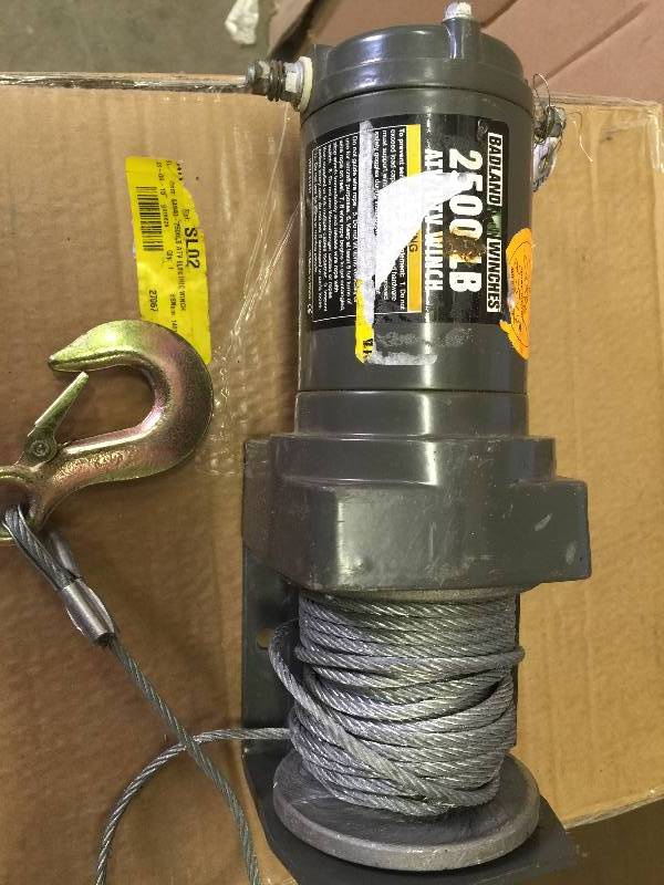 lot 47 image: Badland 2500 lb. ATVUtility Electric Winch
