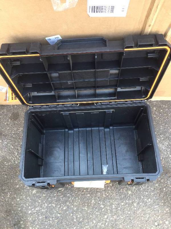 lot 7 image: Ridgid 22 in. Pro Tool Box, Black