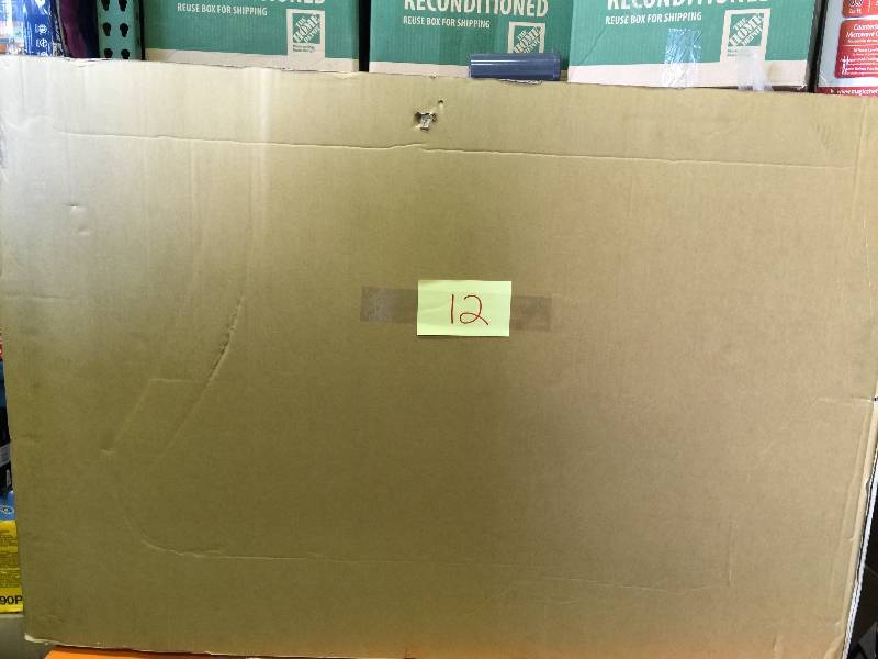 lot 12 image: Husky 46 in. 5-Drawer and 1-Door Stainless Steel Mobile Workbench new Model # HOTC4605J0AD