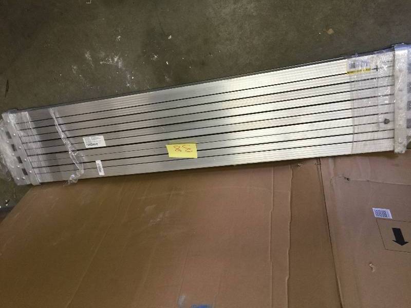 lot 38 image: Werner 6 ft. - 9 ft. Aluminum Telescoping Plank new