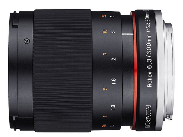 Rokinon 300mm F6.3 Telephoto Lens for Canon EOS