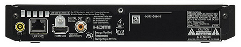 Sony 3D Blu-ray Player with Wi-Fi