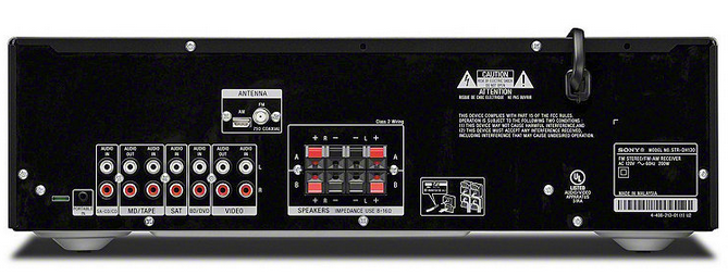 Sony 270 Watt 2 Channel Stereo Receiver