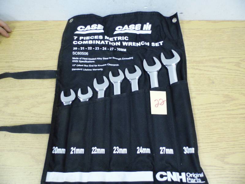Case 7pc Metric Combo Wrench Set
