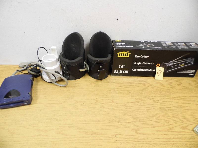 Tile Cutter, Anti-Gravity Boots, Zip Drive