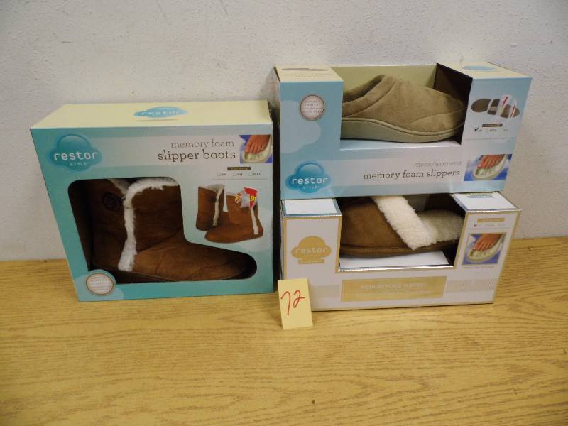 3 Pair Restor Slippers