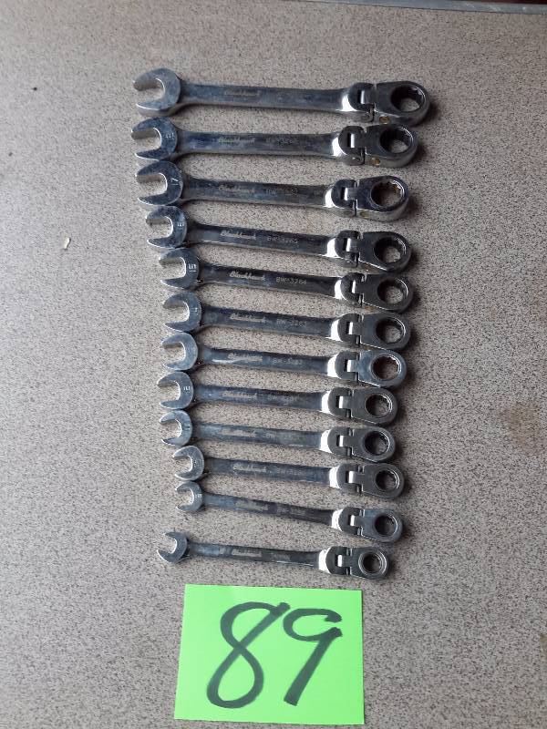 Blackhawk, Flexible head, ratcheting wrenches