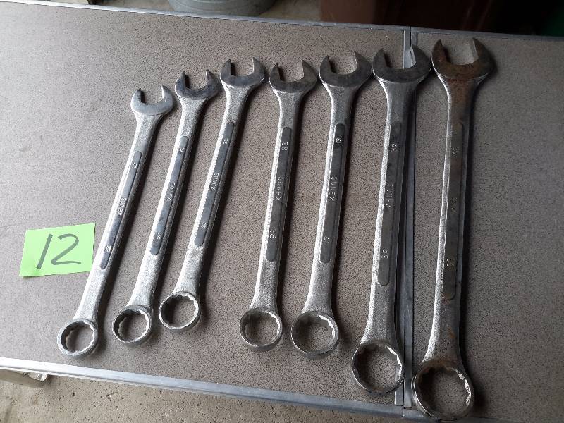 7, Large Metric Wrenches  SUNEX Brand