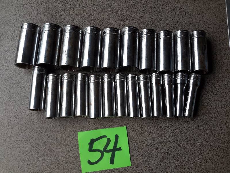 SNAPON, 12pt, 12 in drive, Deep Chrome Sockets