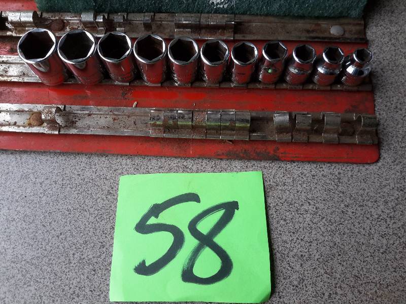 Snapon 38 drive,6 pt,  Shallow Chrome Sockets
