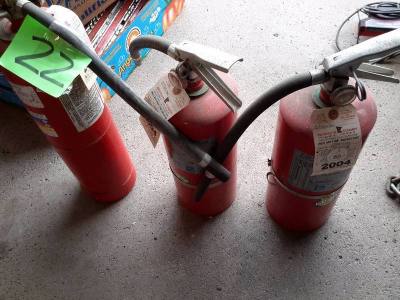 3 Fire Extinguishers