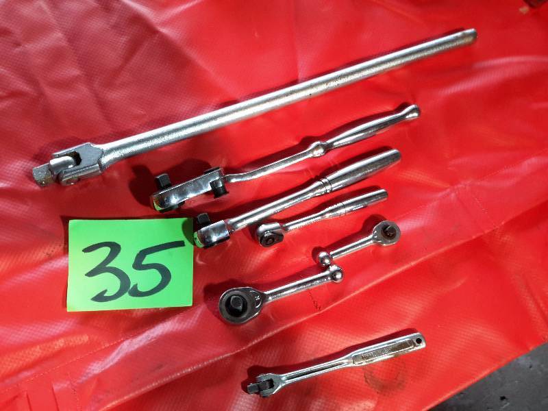 CRAFTSMAN and SRIC, MICROTOUGH Breaker bars and ratchets.. 14in,38, 12 in