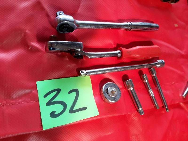 MAC, MATCO and Misc. 12 in ratchet, 38 flexhead ratchet, Extensions