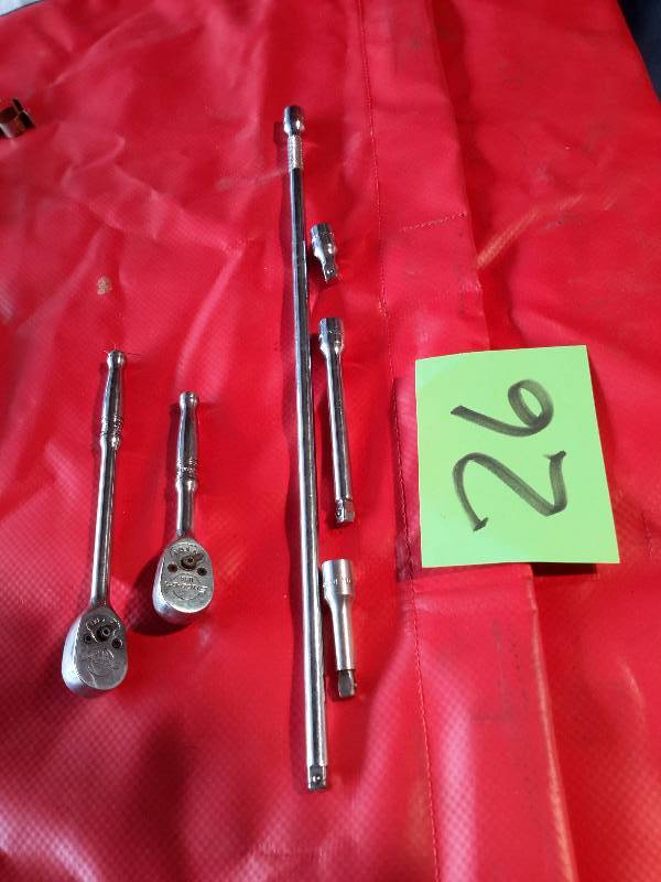 SNAPON, Long 14in Ratchet, Short 14in Ratchet, Multiple 14 in extensions