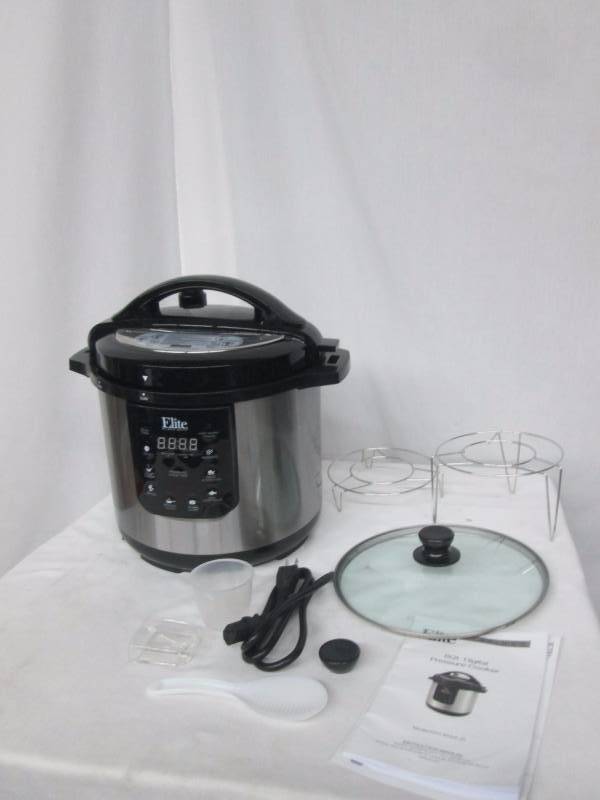 Elite Platinum 8-qt. Digital Pressure and Slow Cooker