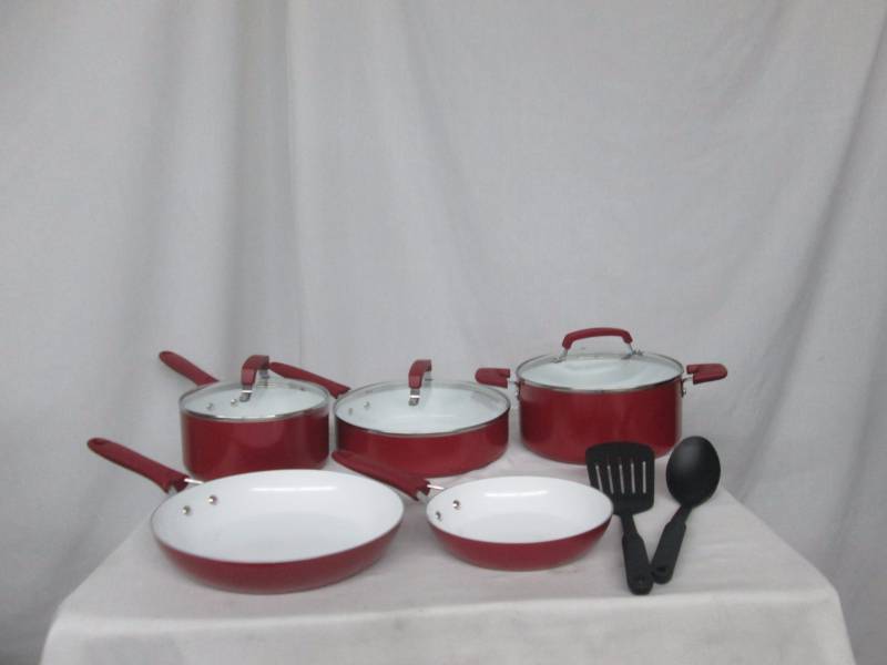 WearEver 10-pc. Nonstick Ceramic Coated Cookware Set