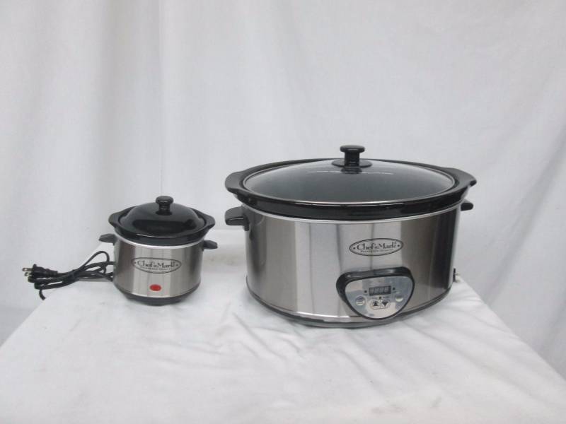 Chefs Mark 6.5-Qt. Slow Cooker w Mini Crock