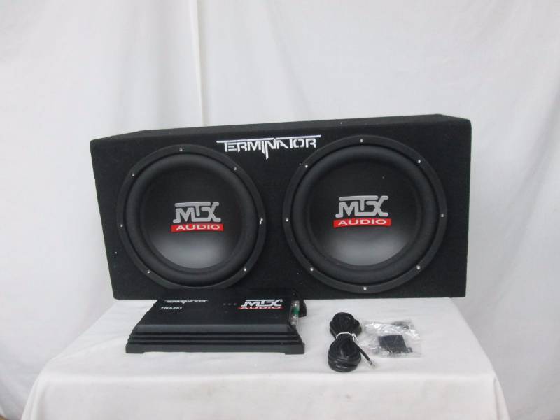 MTX Terminator 1200 Watt Dual SubwooferAmp Package