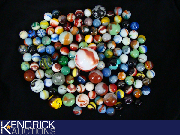 125 AntiqueVintage Higher End Marbles