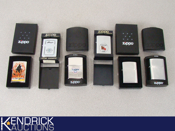 6 NOS Sturgis etc. Zippo Lighters