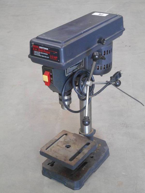 lot 14 image: SearsCraftsman 13HP 8 Benchtop D...
