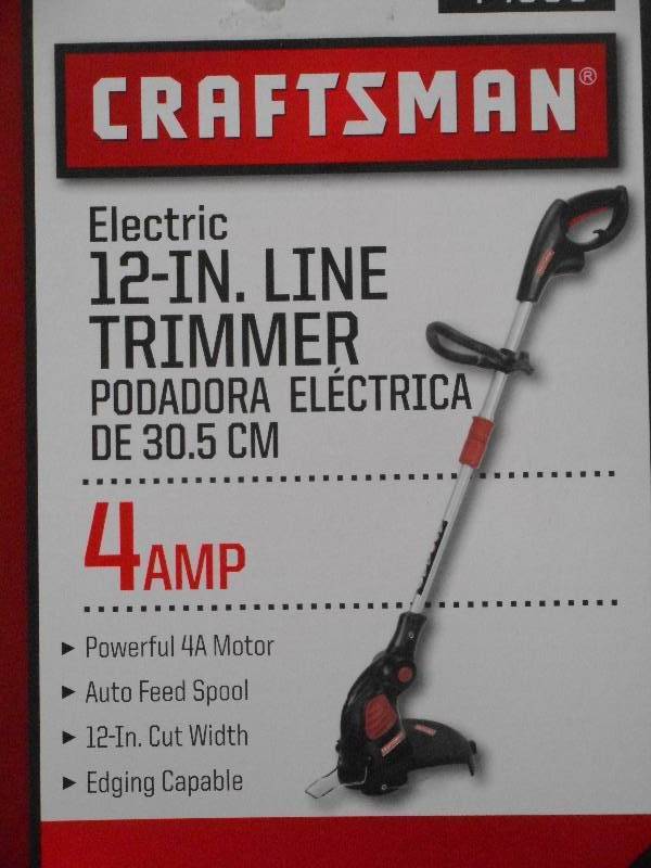 lot 16 image: Like New Craftsman 4 Amp Electric T...