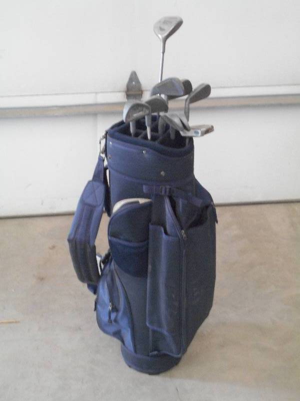 lot 28 image: Set Of Golf Clubs With Bag Knight ...