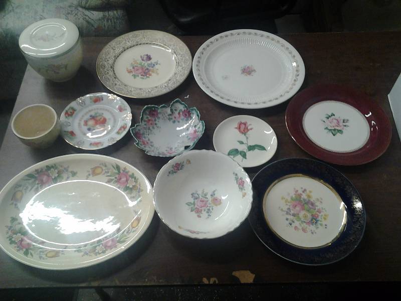 Vintage Misc Platters, Servers, Covered Bowl, Other Bowls