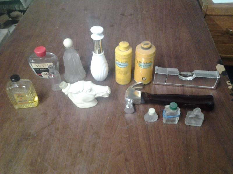 Collection Of Avon & Other Perfume Bottles
