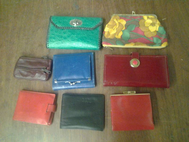 Box Lot Of Ladies Billfolds & Coin Purses