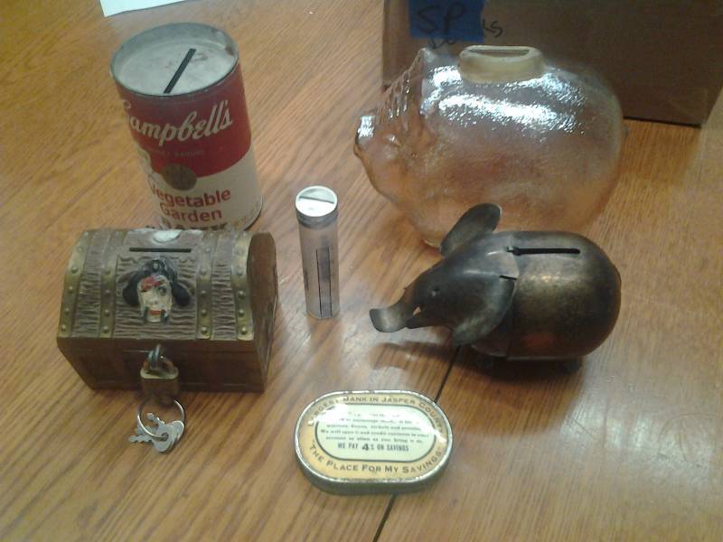 Collection Of Coin Banks