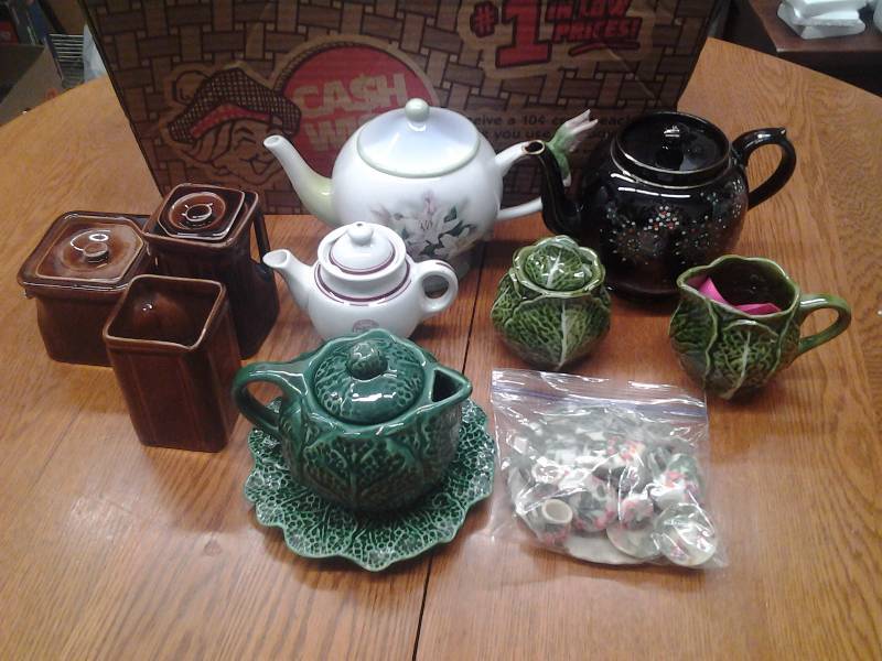Collection Of Assorted Tea Pots
