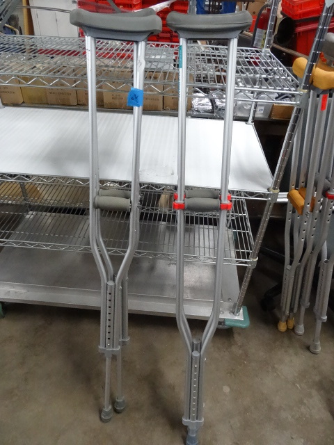 lot 79 image: Crutches