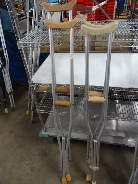 lot 81 image: Crutches