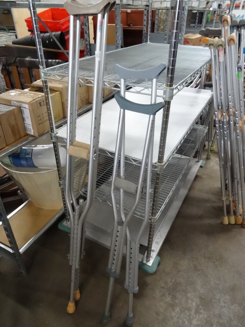 lot 82 image: Crutches