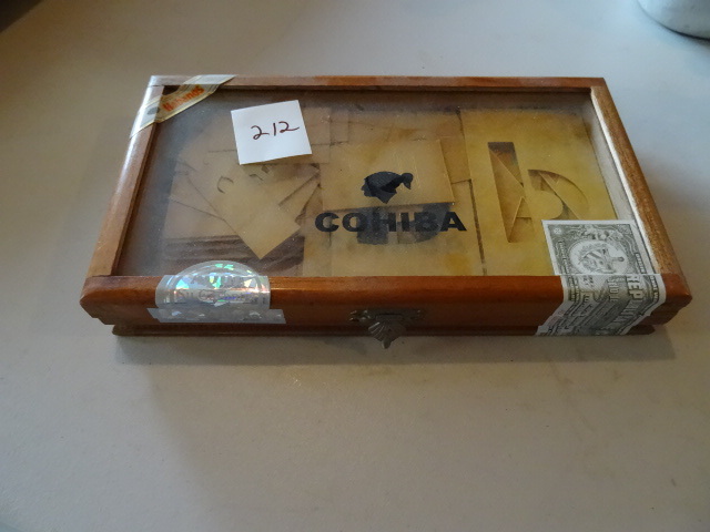 Stencils in Cigar Box