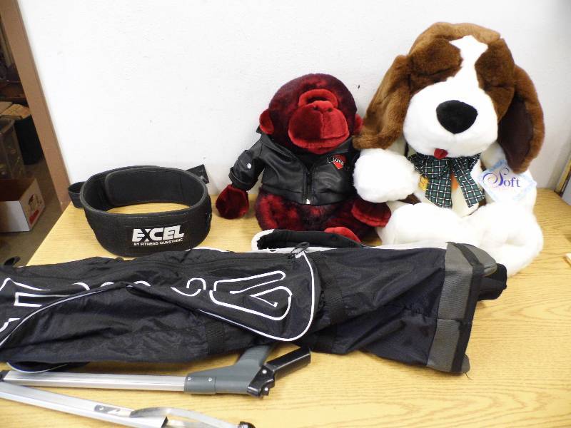 Folding Golf Bag - Plush - Weight Belt