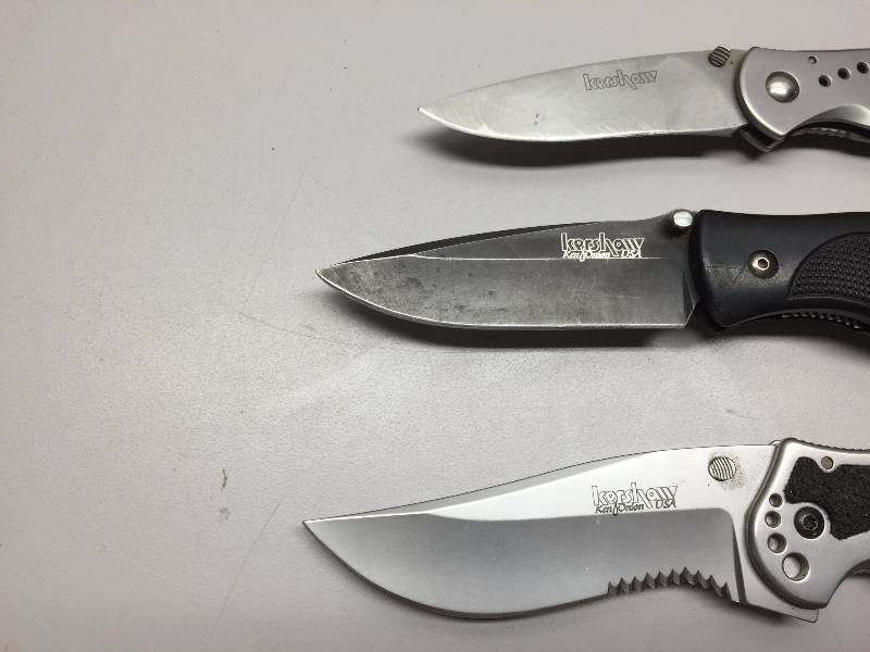 3 KERSHAW KNIVES