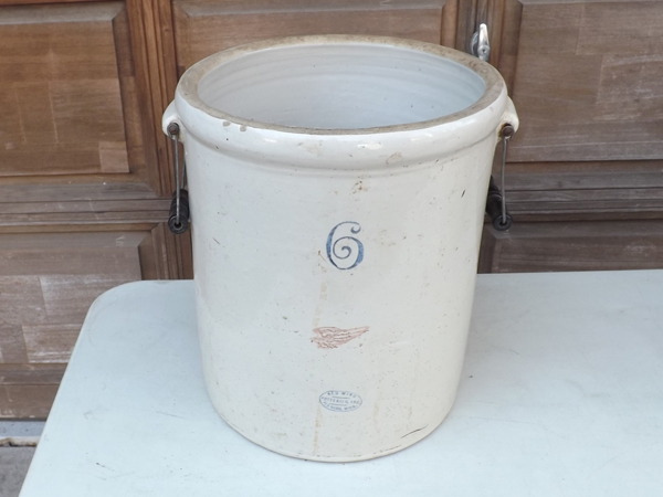 lot 2 image: #6 Red Wing Crock